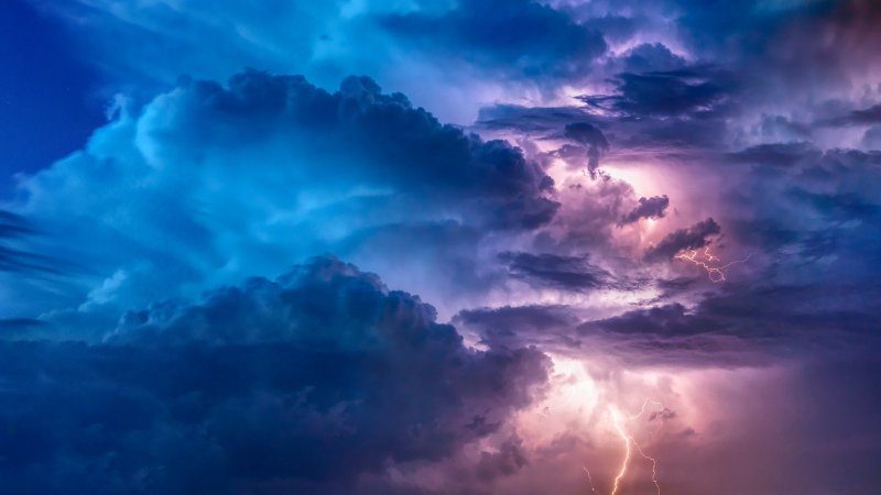 Election Fraud: Thunderstorm, symbol of Democrat fears which justified their crimes.